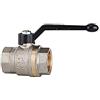 RIEGLER 103129-330.08 - Valvola a sfera, con apertura leggera, lunghezza completa, IG/IG, MS ver., G 1 1/2, 1 pezzo