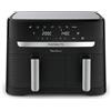 Moulinex Dual Easy Fry, Friggitrice ad Aria con Doppio Cestello XL, 8.3 L/2.2Kg,
