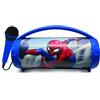 Lexibook, Spider-Man, Altoparlante luminoso senza fili con microfono, suono stereo, funzione Karaoke, porte USB e per schede SD, batteria ricaricabile, maniglia per portarlo ovunque, Blu, BTP585SPZLXB