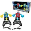 Lexibook, Powerman® Gladiators Eject, Robot da Battaglia telecomandati, modalità di Combattimento a duello, Effetti sonori e Luminosi, Blu/Rosso, ROBDUO2LXB