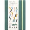 FABRIANO 19100723 - Sketchbook COLOURED JOURNAL, blocco da disegno, quaderno per schizzi, 120 fogli, versatile per tecniche a pastello, pittura a secco e acquerello