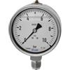 RIEGLER 102335-740/5-100 Glyzerinmano, acciaio CrNi, scala E, G 1/2 inferiore, -1/+9,0 bar, Ø 100, 1 pezzo
