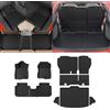 Thinzyou Tappetini compatibili con Honda CRV 2023 2024 2025 Tappetini Cargo Fodera TPE Coprisedile Posteriore Tronco Mats Fuel 2024 CR-V Accessori non ibridi (ponte inferiore, tappetino per bagagliai+