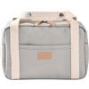 BÉABA, Organizzatore per passeggino, Borsa per bebè, 5,1 l, aggancio per passeggino e bicicletta, 7 tasche, impermeabile, doppia zip, 100% cotone, Mini Paris, Girs Perla