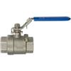 RIEGLER 135894-3395.03 - Valvola a sfera in acciaio inox, 2 pezzi, filettatura interna/interna, G 1/2, DN 15, 1 pezzo