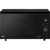 LG MJ3965BPB NeoChef Forno a Microonde Combinato con Grill 39 Litri, Potenza 1100W, Frittura Leggera, Fermentazione e Cottura a Vapore, Sistema con Infrarossi per Riscaldamento Uniforme, Nero Fumè
