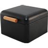 FORNOR 28159 SCATOLA IN METALLO NERO 20 x 20 x 20 x 14 cm