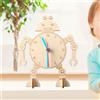 Kit di esperimenti scientifici modello orologio fai-da-te per giocattoli per