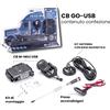 Midland CB-GO-USB Kit Radio CB Veicolare con Antenna, Base Magnetica e Cavo LC29