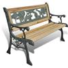 vidaXL Panchina da Giardino per Bambini 84 cm in Legno