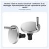 2 Pezzi Bulloni a Espanloone per Coperchio water closet unoiversailmpersande