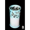 Arreden Portaombrelli in ceramica colore celeste porta ombrelli vaso arredo classico