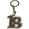 Generico 12X Portachiavi PLEXIGLASS ARGENTO 18 ANNI 4x4cm BOMBONIERA diciottesimo 1FUO