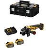 DeWalt Smerigliatrice DeWALT DCG418X2 FlexVolt (2 x 54V/18V 9,0 Ah + DCB116 + TSTAK II)