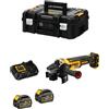 DeWalt Smerigliatrice DeWALT DCG418T2 FlexVolt (2 x 54V/18V 6,0Ah + DCB116 + TSTAK II)