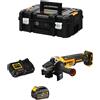 DeWalt Smerigliatrice DeWALT DCG418T1 FlexVolt (1 x 54V/18V 6,0Ah + DCB116 + TSTAK II)