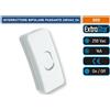EXTRASTAR INTERRUTTORE BIPOLARE PASSANTE PER LAMPADE 250VAC 2A COLORE BIANCO