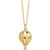 LE BEBE' COLLANA SUONAMORE LE MONGOLFIERE IN ARGENTO PLACCATO ORO GIALLO