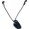 QuikLok Lampada Per Leggio 4 LED Bracci Flessibili Clip Musica Lettura USB Quik Lok MS22