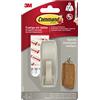 3M Command Gancio Adesivo Metallico in Nickel Spazzolato, Medium Mr02-Bn