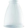 Westinghouse 81094 - paralume di vetro smerigliato pieghettato
