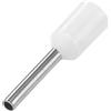 VOGT VERBINDUNGSTECHNIK Terminale singolo Estremità cavo Vogt Verbindungstechnik 470108 0,50 mm² x 8 mm parzialmente isolato bianco 100 pz/i)