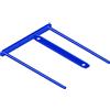 Fellowes Bankers - Confezione da 100 clip per raccoglitori, 10 cm, colore: Blu