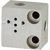 RIEGLER 106650-1099.01 - Piastra singola M5 per mini elettrovalvole 15 mm, 1 pezzo