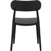 beobeo Set 4 Sedie in polipropilene cucina giardino design minimal impilabili Maggie
