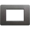 bticino AM4803IR placca 3 moduli Matix colore Iron