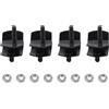 Honda Kit installazione completo con 4 staffe in gomma antivibrante per Honda