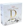 Subitodisponibile Confetti CRISPO a forma di Cuore con STAMPA Lettera 'D' 250 gr Bianco. 1CKJ