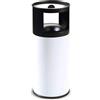 STILCASA PATTUMIERA GETTACARTE POSACENERE BIANCO AUTOESTINGUENTE H80 AGA2262 9 2022