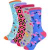 A2Z 4 Kids® Calze In Cotone Per Donne A2Z Confortevoli Confezione Da 4