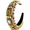 Cerchietto per capelli con strass Boho Cerchietto per capelli largo