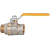 RIEGLER 103226-331.09-G - Valvola a sfera standard, leva gialla, IG/AG, MS vern, G 2, 1 pezzo