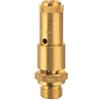 RIEGLER 104554-227.55-3,5 Valvola di sicurezza DN 10, ottone, G 1/2, pressione di risposta 3,5 bar, 1 pezzo