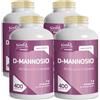 Noebis Pharma D‑Mannosio - 4 Confezioni da 400 Compresse - 2.000 mg per Dose Giornaliera