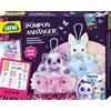 Lena Set fai da te Glam Pompon ciondolo - Set creativo per bambini con pompon in tulle glitterato, fili di lana e parti in gomma espansa, fai da te per bambini a partire dagli 8 anni