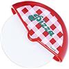 FISURA - Tagliapizza originale. Tagliapizza con rotella divertente. Coltello per pizza in acciaio inox e ABS. Misure: 7,5 centimetri x 5,5 centimetri. (Vichy, rosso)
