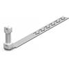 elko-bis Supporto per tegole L-330 mm H-150 mm zincato con ganci in plastica 10,2/Z/P OG /91003702/elko-bis 59076700799