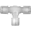 RIEGLER Raccordo a T per tubo 8/10 mm, pressione max. 10 bar (20 °C) / max. 1 bar (170°C), PFA