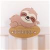 WONDEE Decorazione in Legno Personalizzabile con Nome per Porte e Cameretta Bambini di Orso, Regali Personalizzati Originali per Neonato, Neonata, Bimbo e Bimba, Idee Regalo Battesimo e Compleanni