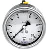 RIEGLER 134023-4180 Glyzerinmano, acciaio CrNi, G 1/4 centrale posteriore, -1/0,0 bar, Ø 63, 1 pezzo