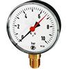 RIEGLER 101982-8301 - Manometro standard, in lamiera d'acciaio, G 1/2 inferiore, 1/0,0 bar, Ø 160, 1 pz