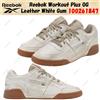 Reebok Workout Plus OG Leather White Gum 100261847 taglia uomo