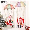 Bambola con paracadute di Natale Bambola di peluche di Babbo Natale Giocattolo