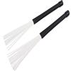 Spazzole a tamburo telescopiche retrattile a doppio bastoni in nylon 32cm