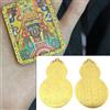 2 pezzi 2025 Tai Sui Card Luck Card Protection Cards Carte dorate stampate per