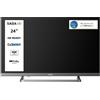 SABA TV 24" HD READY, Triplo ter DVBT2/C/S2 HEVC MAIN10, Certificato TivuSAT, Pi